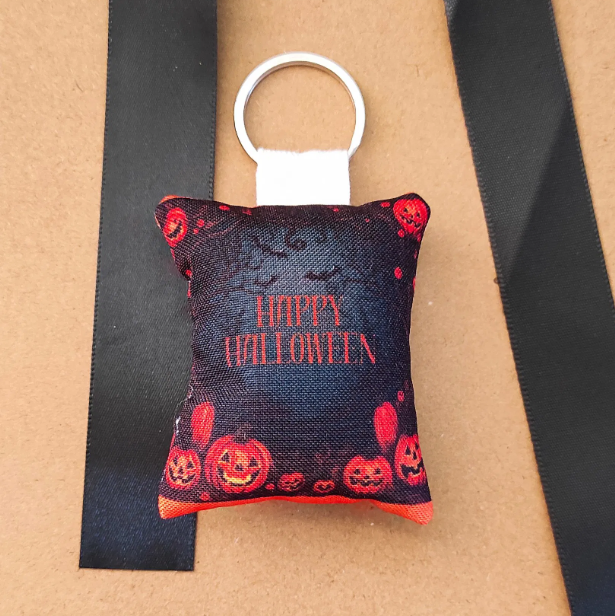 Μπρελόκ μαξιλαράκι "Happy Halloween" δωράκι για πάρτι